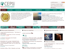 Tablet Screenshot of cepii.fr
